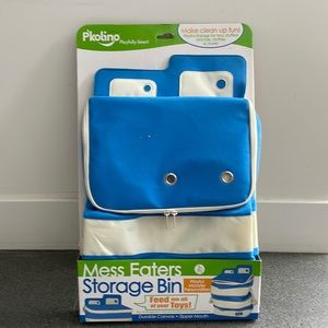 NEW  PKolino Storage Bin.  Durable Canvas with rope arms. Zipper front